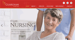 Desktop Screenshot of guardianeldercare.com